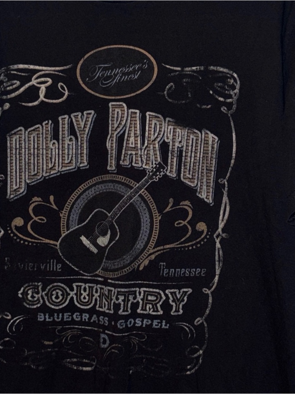 Dolly Parton Whiskey Label Classic T-Shirt - Picture 3 of 6